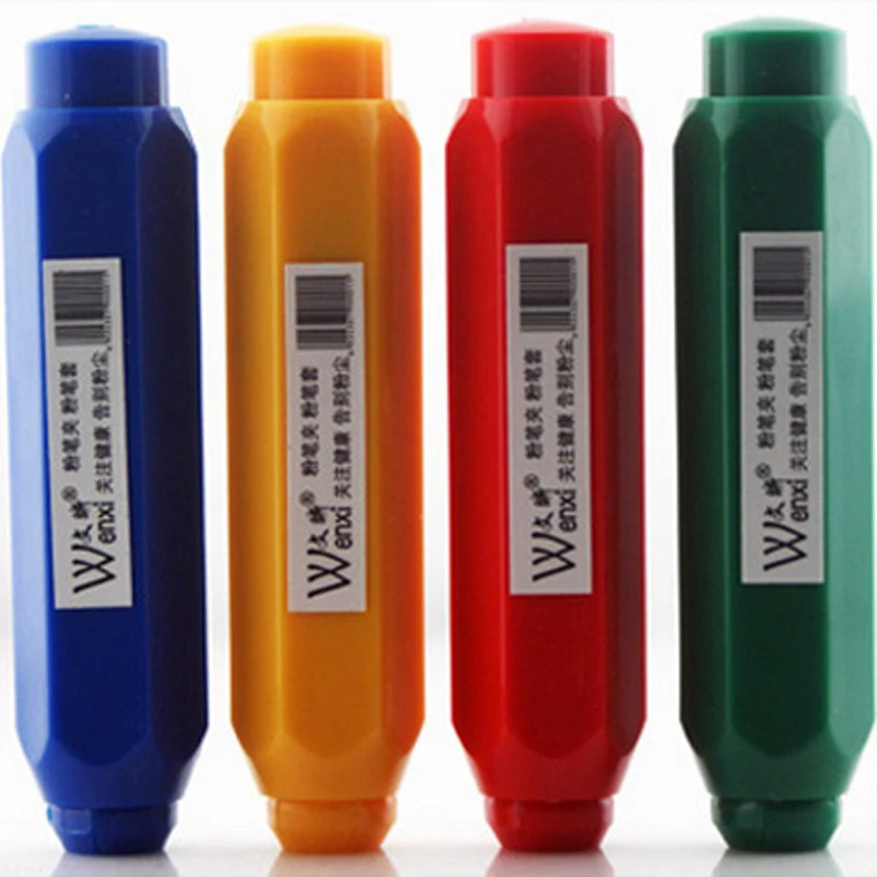 4PCS Chalk Holder With Clean Chalk Extender Double Spring Auto