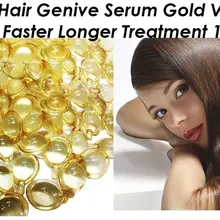 Сыворотка для ухода за волосами супер длинный золотой Витамин Е рост волос быстрее длиннее 10 шт