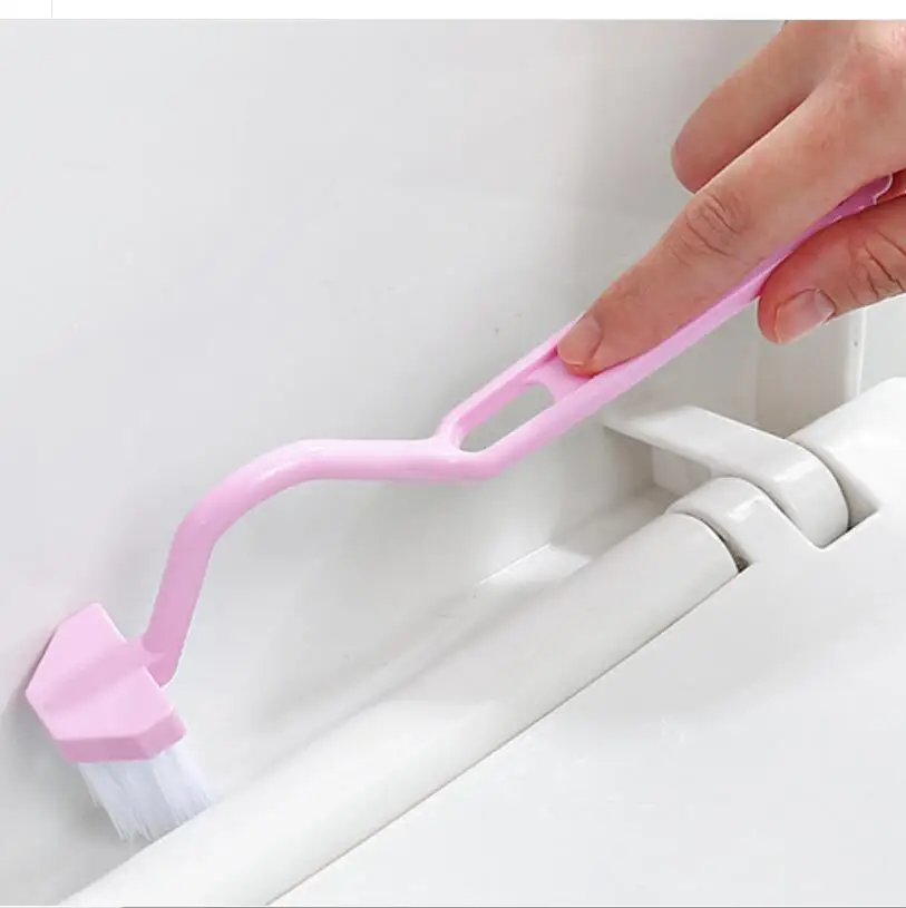 1PC Home Shower Room Portable Toilet Brush Bathroom Scrubber V-type Bent Cleaner Brush toilet brush set