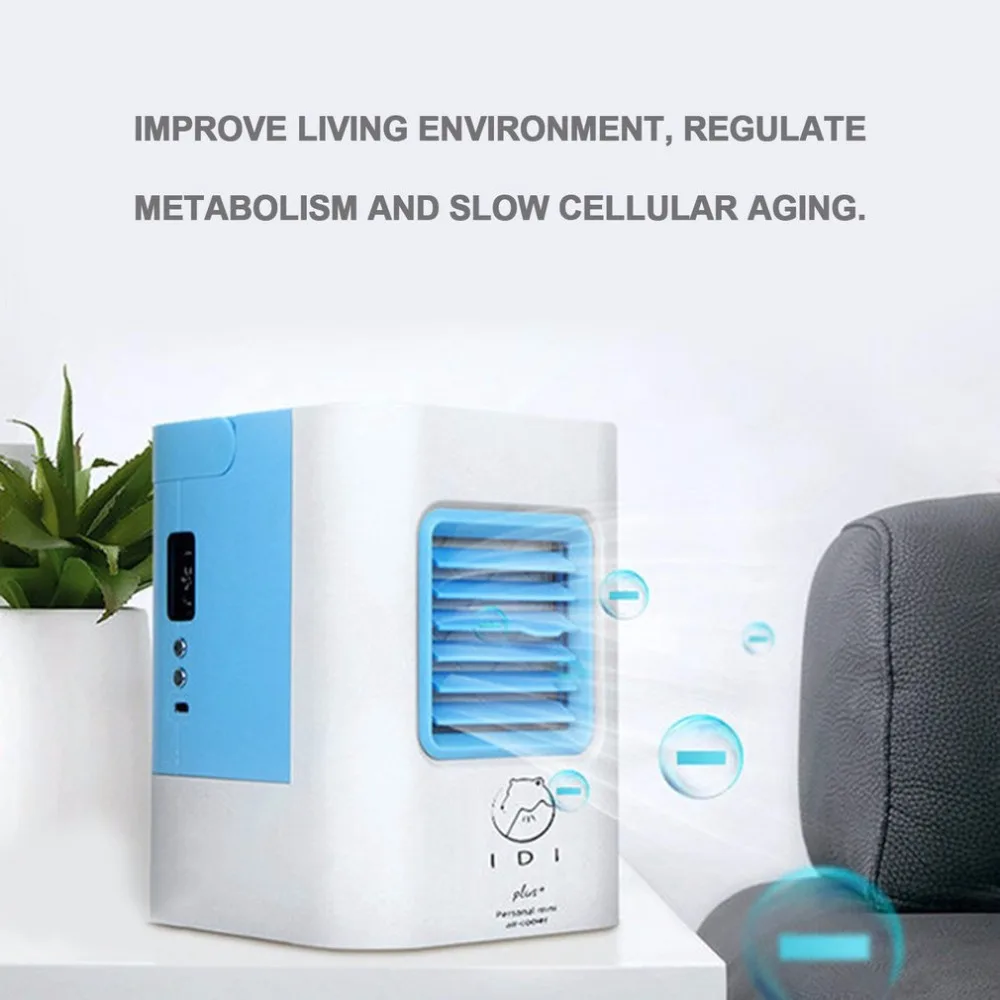 

Portable Bladeless USB Fan Mini Home Office Air Conditioner Fantastic Cool Mini Air Conditioning Fan usb gadget