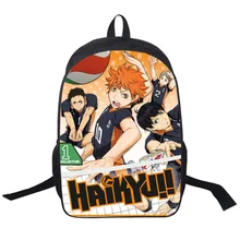 Anime Haikyuu!! rucksack Für Jugendliche Haikyuu Hinata Syouyou Hinata Syouyou Frauen Männer Kinder Schultaschen Jungen Rucksäcke