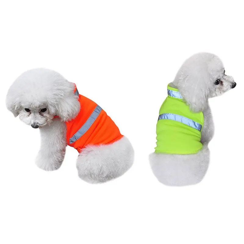 Pet Dog Reflective Vest Fluorescent Security Safe Dog Clothing Coat Dog ...