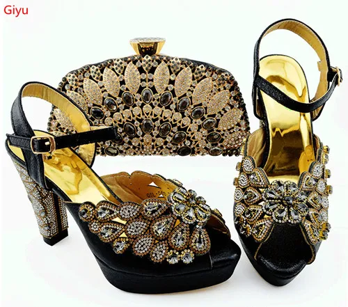 

doershow African Matching Shoes and Bags Italian In Women Nigerian Party Shoe and Bag Sets Women Wedding Shoes and Bag!!JKP1-26