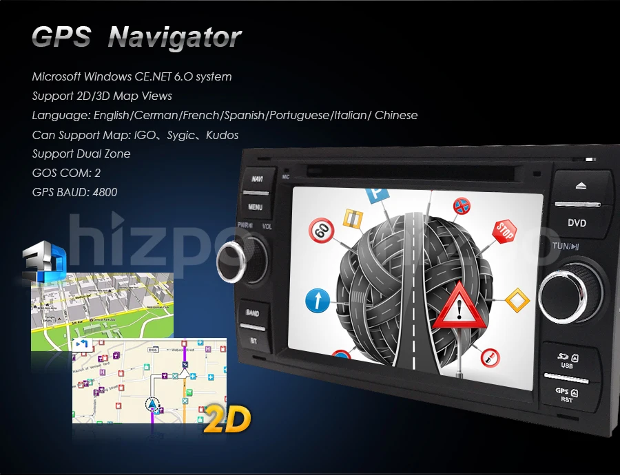 2din Авто Радио 7 дюймов dvd монитор для Ford focus/Fiesta/Kuga/C-Max/подключение/Fusion/Galaxy/Mondeo/S-Max/Transit swc rds bt cam