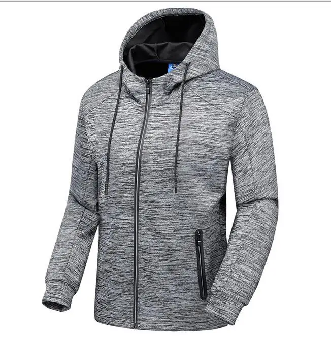 Goede RICHARDROGER Slanke lente herfst casual jas mannen Slanke stand hals Massager effen kleur rits jas mannelijke plus size F A 887010