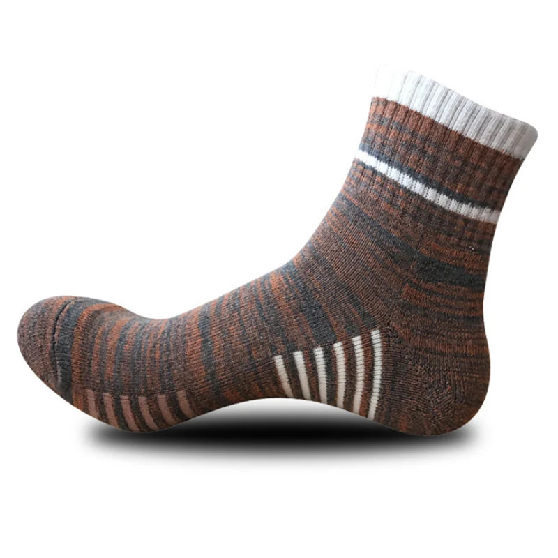 Moda Socmark, высокое качество, мужские уличные спортивные Элитные баскетбольные носки, мужские велосипедные носки, компрессионные носки, хлопковые мужские носки - Цвет: 70019