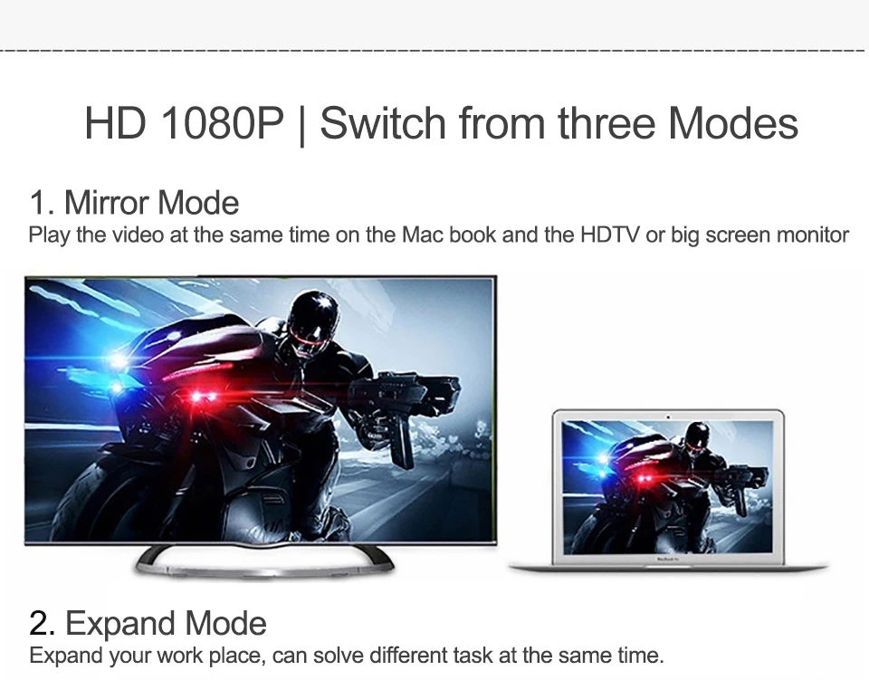 USB3.0 Male to HDMI Female Converter Cable 1080P Cable Aluminium Alloy USB to HDMI External Video Card Multi Monitor Adapter (4)