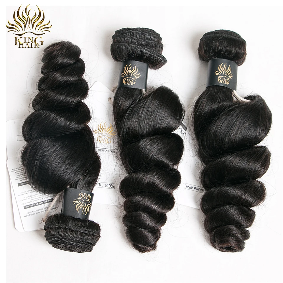 King Hair Loose Wave Bundles with Closure Remy Human Hair Bundles with Closure Mongolian Hair Weave 3 Bundles with Closure King Hair Loose Wave Bundles with Closure Remy Human Hair Bundles with Closure Mongolian Hair Weave 3 Bundles with Closure