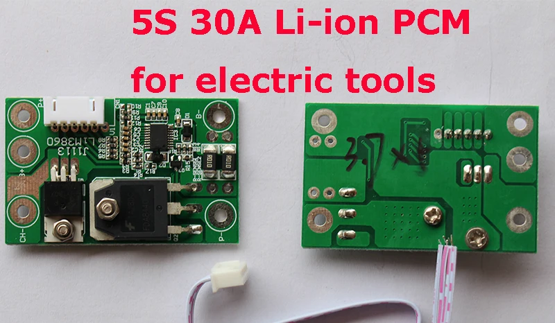 5S 30A PCM PCB BMS 18650 литий-ионная батарея Защитная плата для электрических инструментов дрель-шуруповерт