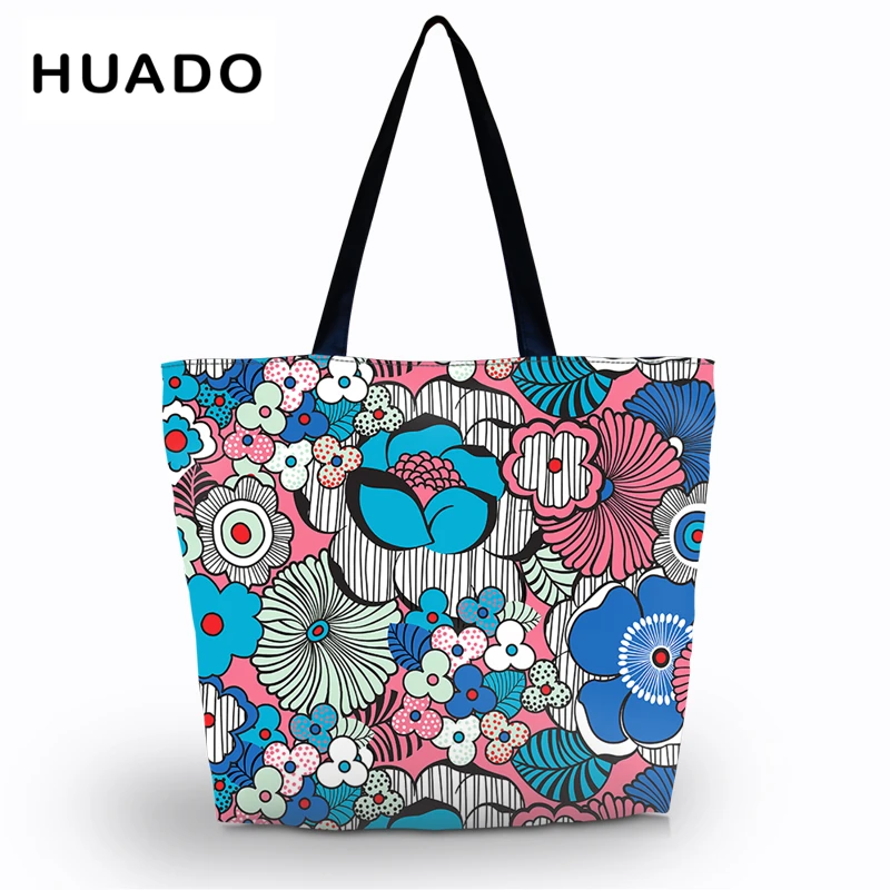 Foldable Eco Reusable Shopping Bags Reusable Tote Pouch Recycle Storage Handbags waterproof female tote for shopping beach bags