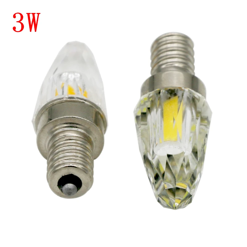 E12 E14 AC110V AC220V 3 W светодиодные лампы тусклый свет Кукуруза теплые/холодный белый заменить 30 Вт галогеновые лампы лампада Bombillas