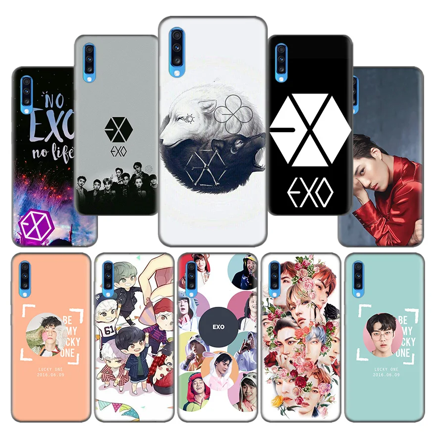 

EXO Band K-pop Kpop Pattern Case for Samsung Galaxy M10 M20 M30 M40 S10 5G S10e S9 S8 S7 Edge Plus Note8 Note9 Note10 S9Plus