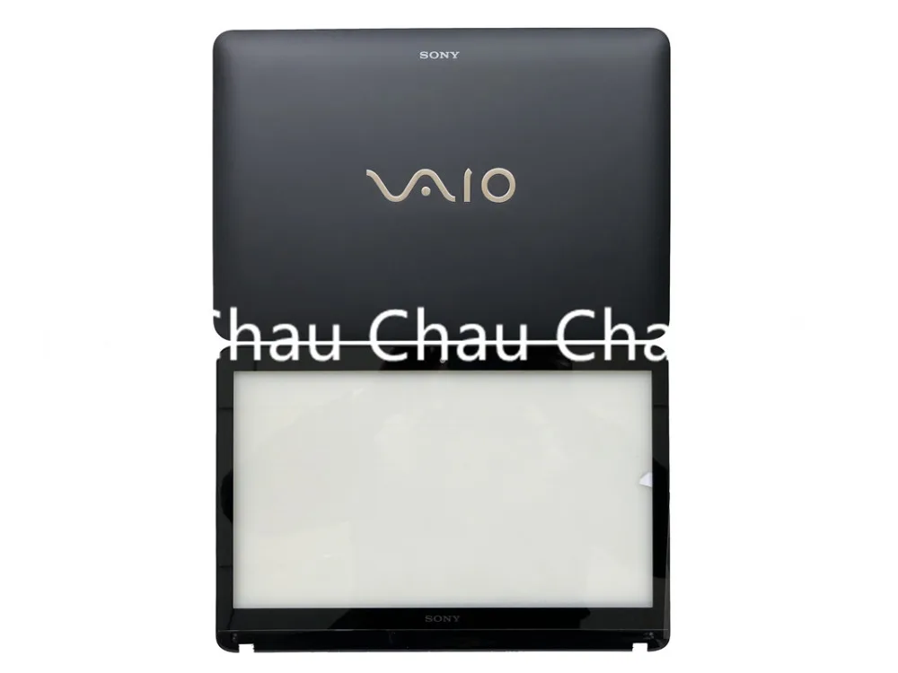 Для sony Vaio SVF142 серии Топ ЖК-задняя крышка и ЖК-Передняя панель стекла 4HHK8BHN000