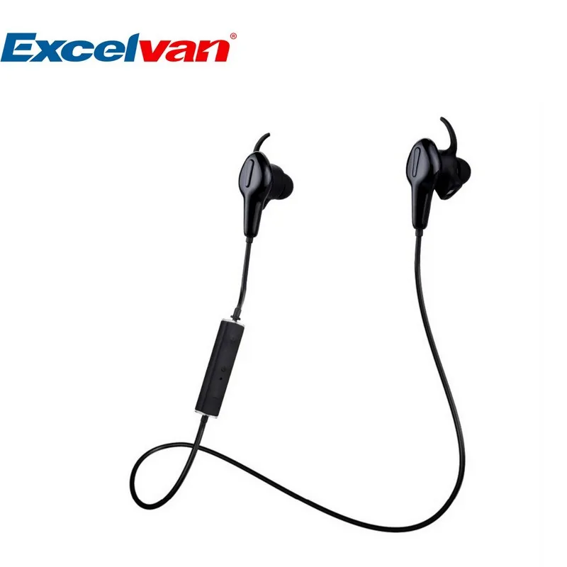 

Excelvan APP Bluetooth 4.0 Water Proof Earphone Smart Heart Rate and Foot Step Recorder Pedometer HiFi Stereo Sound Perfect
