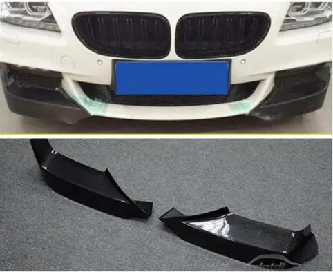 Углеродное волокно гоночный передний губа бампер сплиттер для BMW 6 серии F12 F13 M TECH