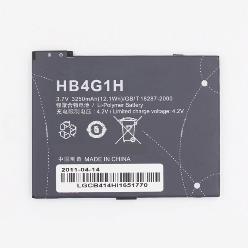 HB4G1H 3250mAh 3.7V Li-ion Tablet PC Battery Replacement For Huawei IDEOS S7 SLIM S7-201U |