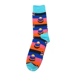 Носки для влюбленных мужские носки с забавным рисунком модные удобные 1 пара унисекс носки все сезоны абстракция Спорт Хлопок