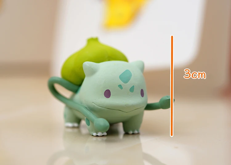 Takara Tomy Покемон 4 стиля ПВХ Аниме фигурки Пикачу Сквиртл Bulbasaur Cubone Мини мультфильм Модель Коллекция подарок