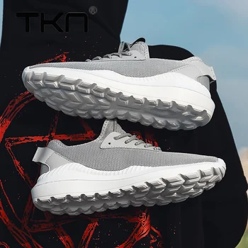 

TKN 2019 Running Shoes Men Breathable Mesh Lightweight Jogging Walking Shoes Man Comfortable Male Sneakers Footwear Shoes 5882