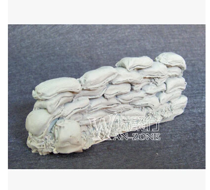 1 35 WW2 soldier Scene model accessories WWII Resin Model of 7 5 2 5cm Wall