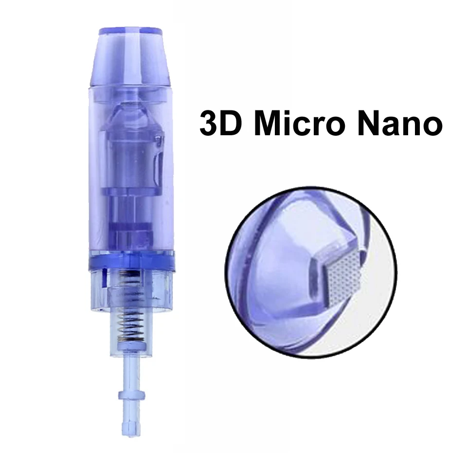 10 шт./лот байонет 9 12 36 42 Pin 3D микро нано круглые иглы картриджи микроиглы для электрического Dr Derma ручка татуировки