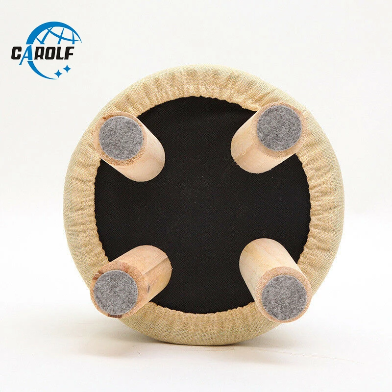 Больше цветов хлопковая крышка стула дома круглый табурет мягкая ткань ...