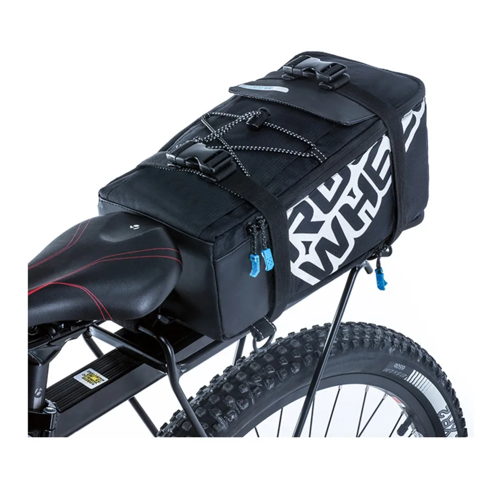 

ROSWHEEL Mtb Bike Bicycle Rack Trunk Bag Riding Cycling Back Seat Pannier Mountain Road Bicycle Rear Carrier Carry Bag Hand Bags