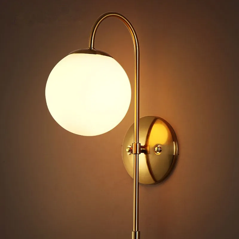 

Postmodern Simple Personality Retro Home Decor Lights Restaurant Bar Aisle Bedside Living Room Bedroom Hotel Designer Wall Lamps
