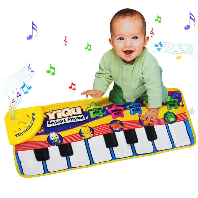 Tapis Musical Pour Bébé Avec 24 Sons, Jouets Musicaux Pour Enfants, Tapis  De Piano, Tapis De Clavier, Couverture Animale, Tapis De Jeu Tactile, Jouets