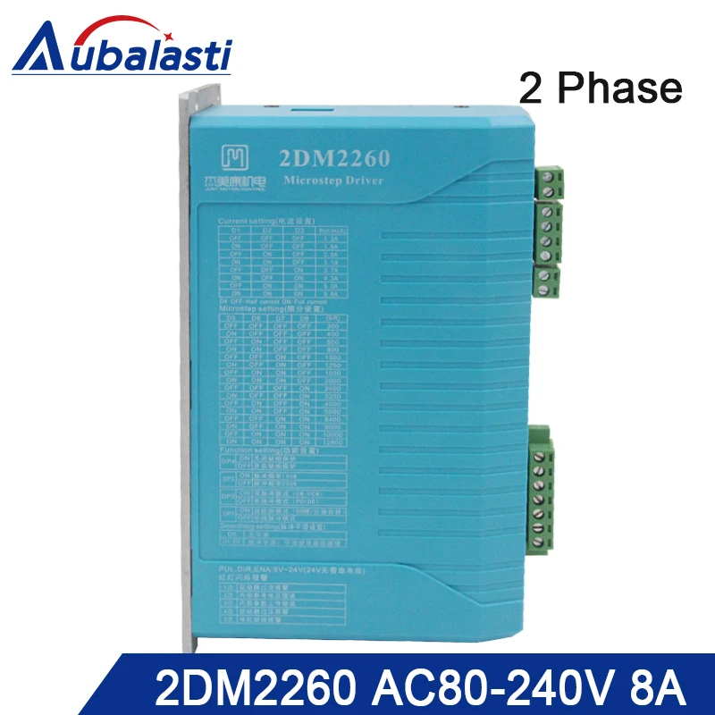 

2phase AC stepper motor drver 2DM2260 input voltage AC80-240V match With 86 110 serial step motor use for cnc router