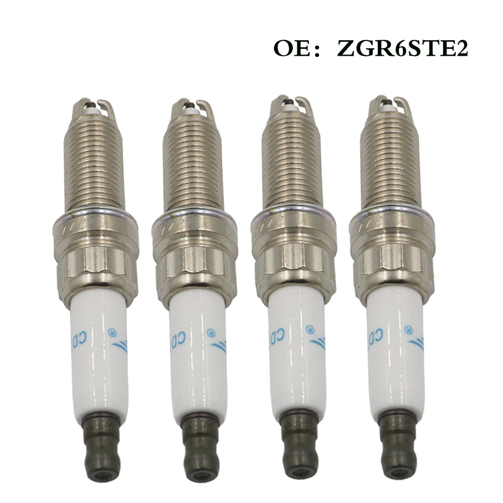 DANSOUL 4 шт./лот ZGR6STE2 12120037244 для BMW E60 E90 E92 E93 135i 335i 535i никель платина свечи зажигания