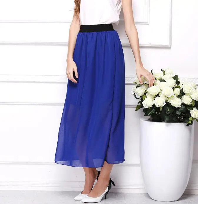 Summer Women Chiffon Skirts Fashion Skirts