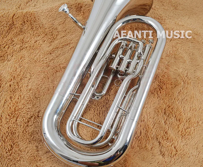 Afanti Music Bb tone / Yellow Brass / Nickel Plated Baritone (BAR-121)