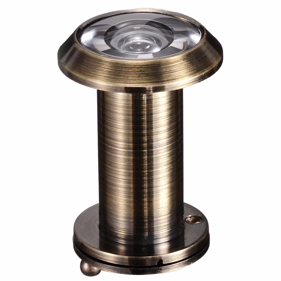 Universal Door Eye Viewer Hidden Pinhole 200 Degree Adjustable Glass Lens Peephole Security Door Hardware