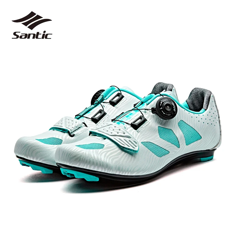 

Santic Professional Auto-Lock Road Bike Shoes Women Cycling Shoes Racing Bicycle Shoes Sneakers Zapatillas Sapatilha Ciclismo