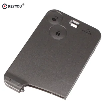 

KEYYOU 10x Replacement 2 Button Remote Key Card Shell Case For Renault Laguna Espace New Arrival
