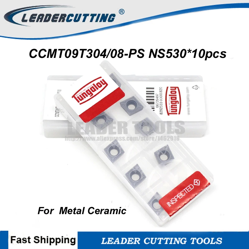 CCMT09T304/CCMT09T308 PS NS530*10pcs Tungaloy ceramic inserts for SCLCR