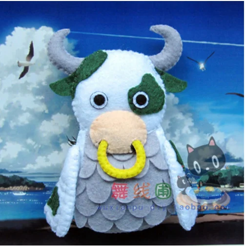 One Piece animal Felt kit Non-woven cloth Craft DIY Sewing set Felt Handwork Material DIY needlework supplies
