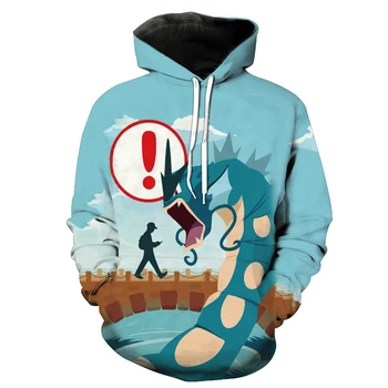 

2019 New Fashion Sweatshirt Men / Women 3d Hoodies Print anime Exclamation mark pattern Slim Unisex Slim Stylish Hooded Hoodies