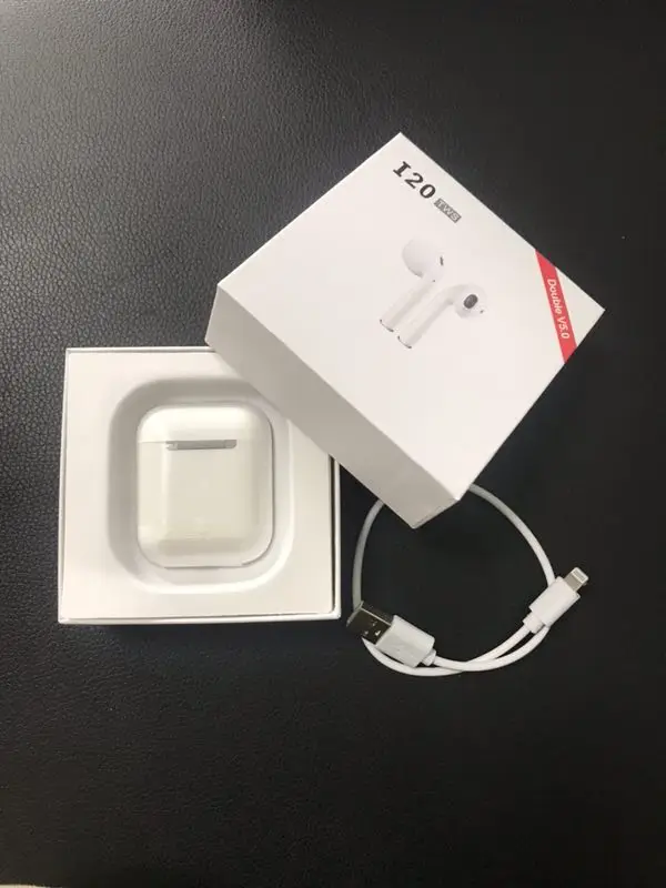 

Newest Pop-up function i20 TWS 1:1 Earbuds Bluetooth 5.0 earphone support Wireless charging pk i10 i15 for iphone Xiaomi Android