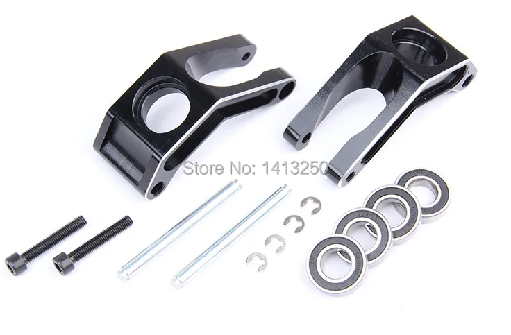 

CNC alloy black and white rear hub carrier set for 1/5 hpi baja 5b parts