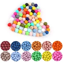 TYRY.HU – perles de Dentition en Silicone pour bébé, 1000 pièces/lot, Clips de sucette à mâcher 12mm, perles de qualité alimentaire sans BPA