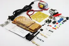 Завод Оптовая ЕС 220 В DIY LM317 Регулируется Напряжение Питания Платы Обучения Комплект С Case