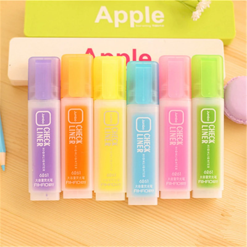 

DL JD01 love stationery small fresh Korean creative student prize big capacity fluorescent pen 6261
