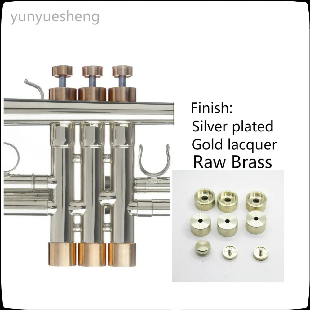 

High-grade Trumpet HEAVY Caps Valve Finger Buttons Replacement Repairing Decor Parts