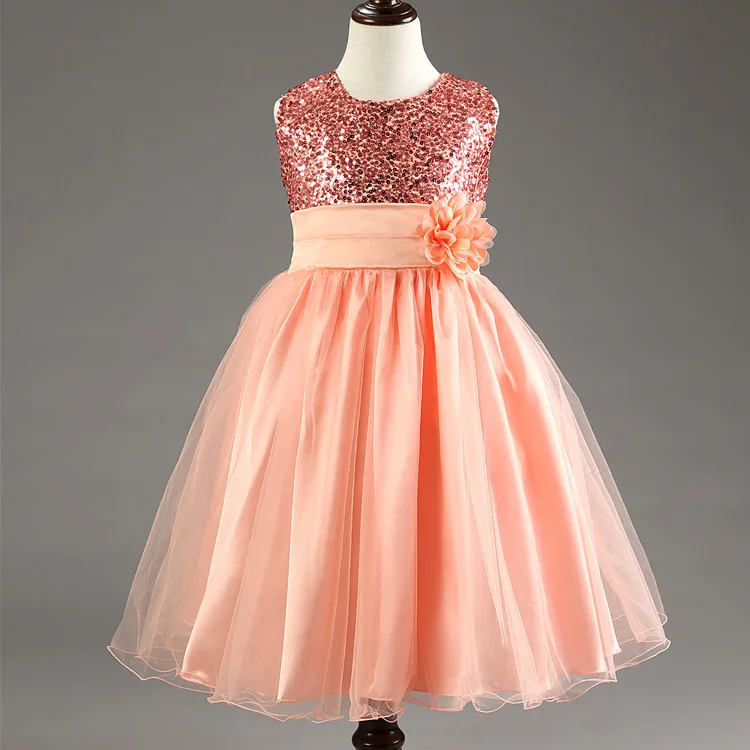 Wholesale Princess girls dresses flower belt solid sequined dress christmas toddler teen age size 2t 3t 4 5 6 7 8 9 10 11 12 13 14 years Buy Cheap Princess girls dresses flower belt solid sequined dress christmas toddler teen age size 2t 3t 4 5 6 7 8 9 10 11 12 13 14 years