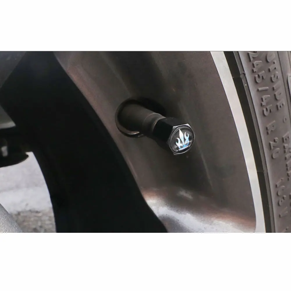 4 шт./компл. цинковый сплав огонь Стиль крышка на стержень клапана шины колесо стволовых воздушного клапана Кепки s для авто
