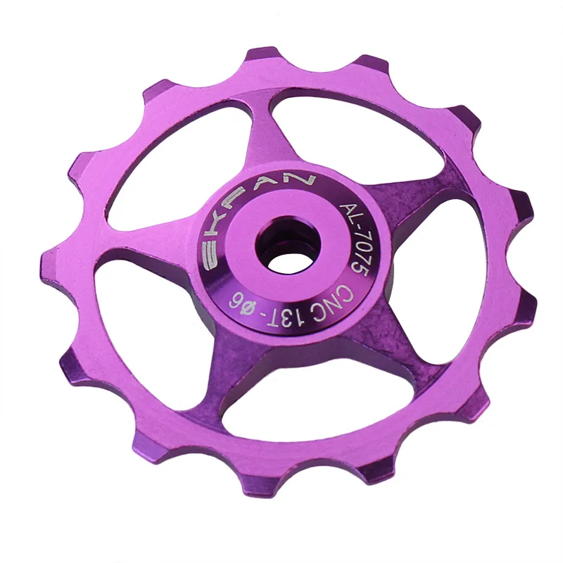 13T MTB велосипедный задний переключатель шкив из алюминиевого сплава Jockey колесо дорожный велосипед направляющий ролик холостой части Аксессуары для велоспорта 10 цветов