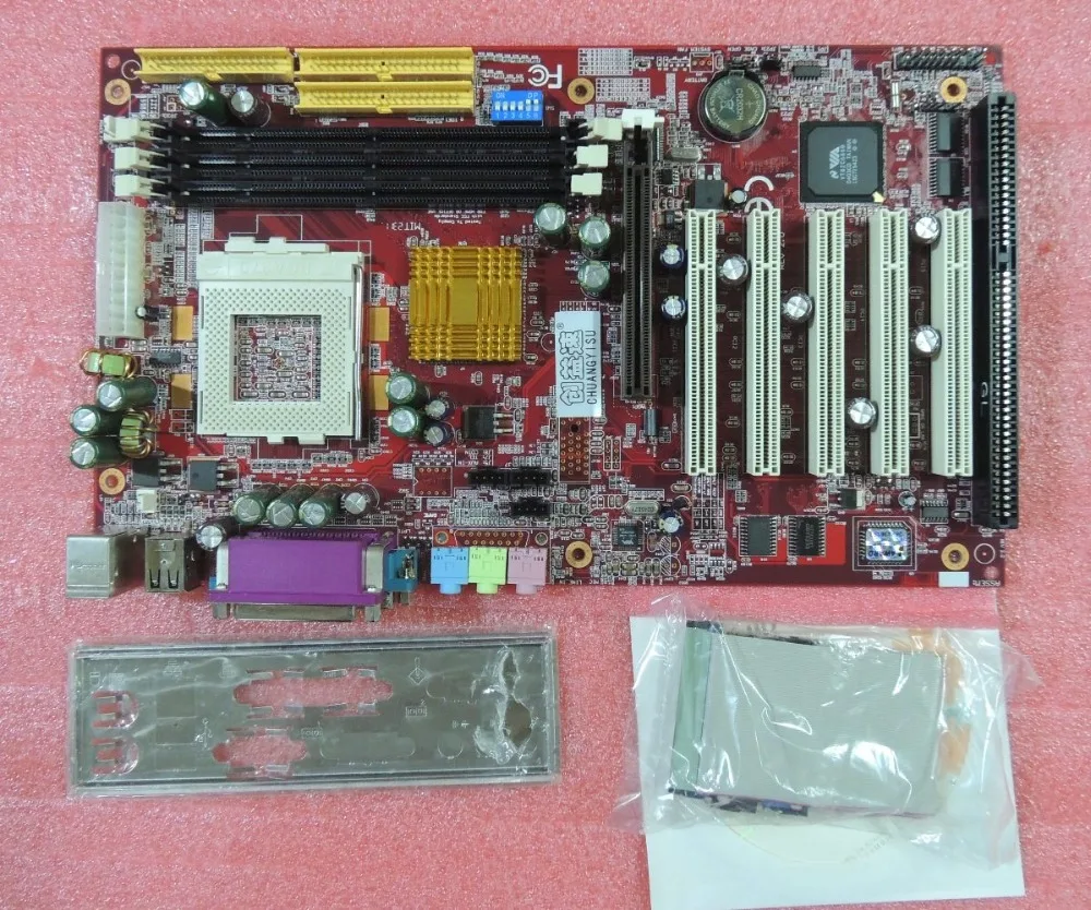 

Free shipping Industrial Computer Embroidery CYSMBD-694X 694 motherboard with 1 ISA + 5PCI slots,2 COM,2 IDE,socket 370,AGP