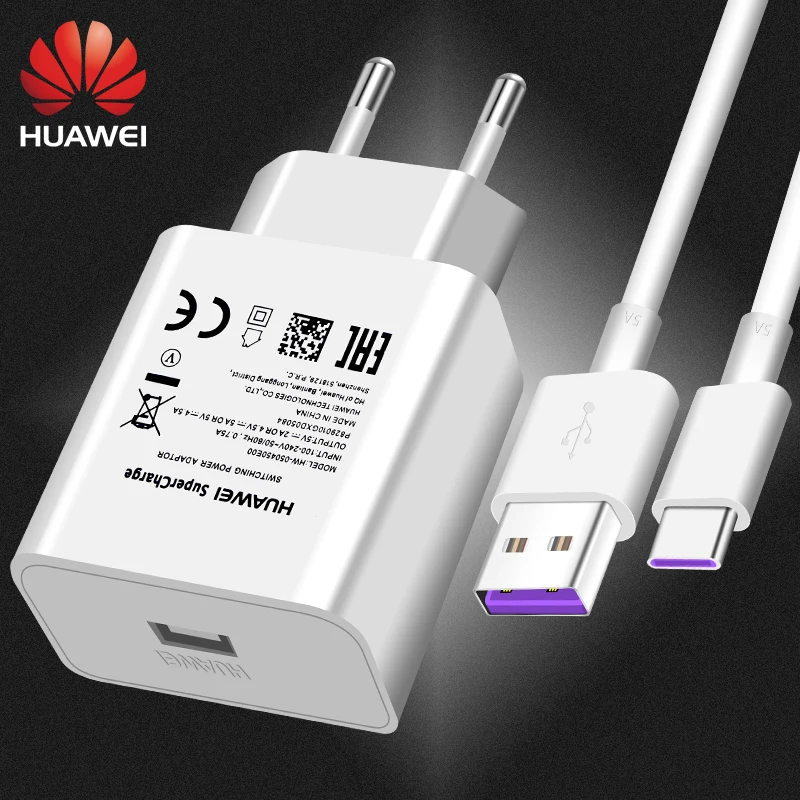 Huawei SuperCharge оригинальный 22 5 Вт USB Type C кабель 5A P20pro mate20pro lite mate 9 10 20 X P20 P10 Pro Lite Honor V10